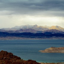 Lake Mead and Muddy Mountains seen from the Railroad Tunnel Trail